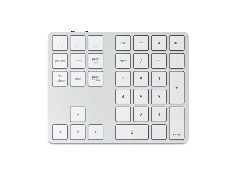 Беспроводной блок клавиатуры Satechi Aluminum Extended Keypad (ST-XLABKM)