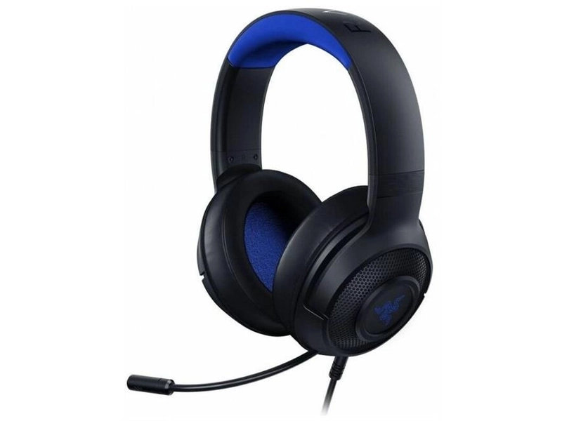 Гарнитура Razer Kraken X (rz04-02890200-r3m1) для ПК и игровых консолей, черно-синяя