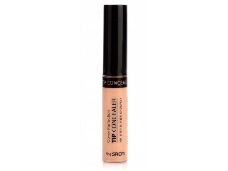 Консилер для маскировки недостатков кожи The Saem Cover Perfection Tip Concealer (Green Beige), 6.5 мл