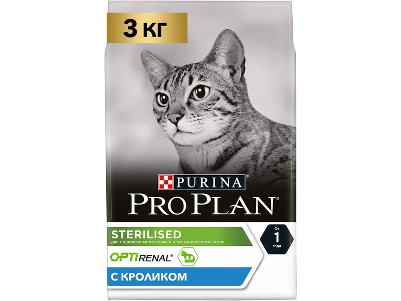 Сухой корм для кошек Pro Plan Sterilised для стерилизованных кошек с кроликом 400 г