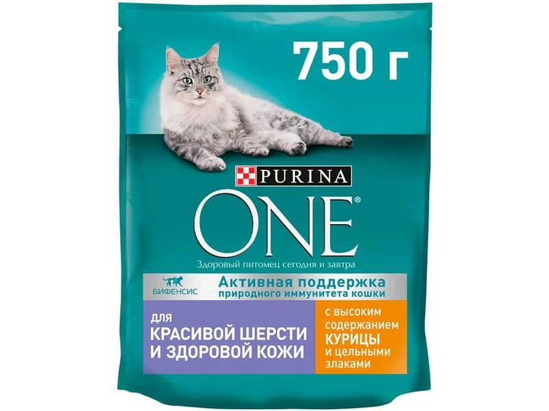 Корм для кошек Purina ONE курица-цельные злаки