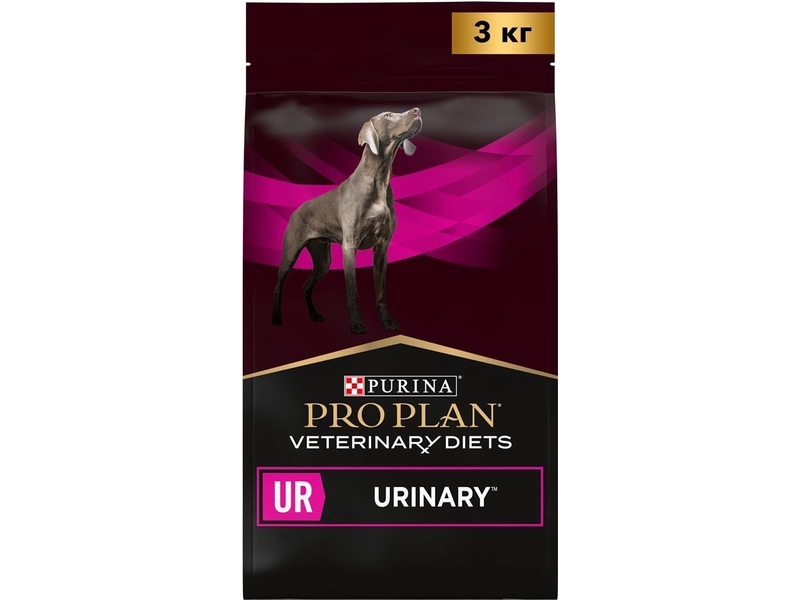 Pro Plan Veterinary Diets UR Urinary корм для собак при МКБ Диетический, 1,5 кг.