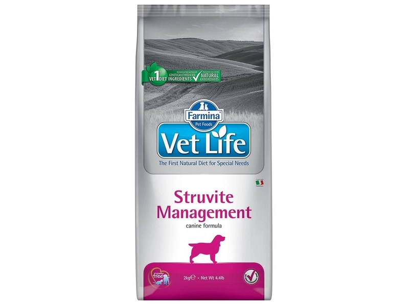 Сухой корм для собак Farmina Vet Life Struvite Management, при мочекаменной болезни 1 уп. х 1 шт. х 2 кг