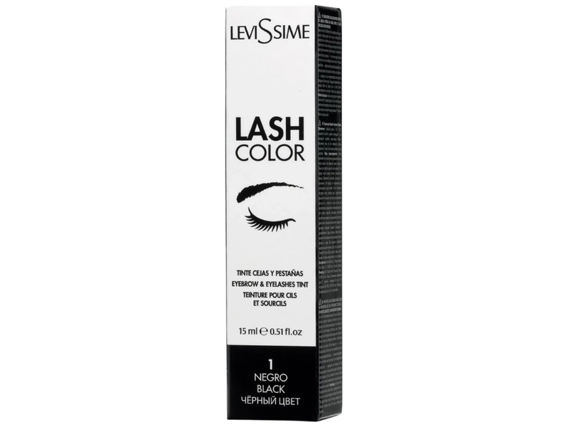 Крем-краситель LASH COLOR для окрашивания бровей и ресниц LEVISSIME № 3-7 коричневый 15 мл