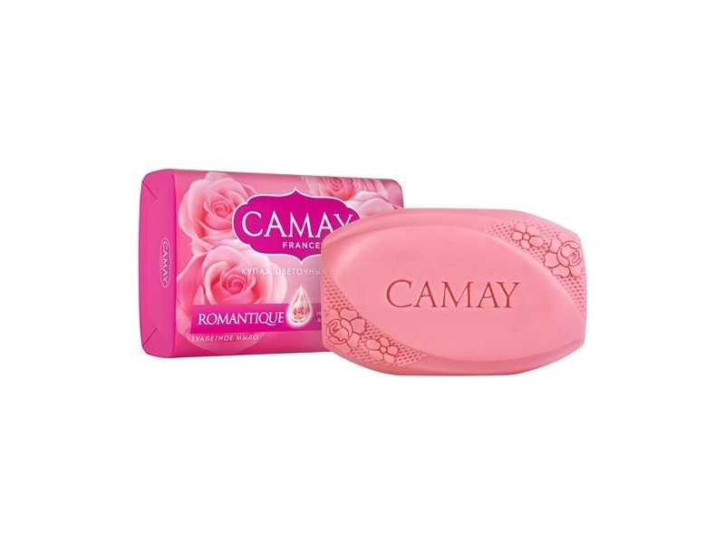 CAMAY Романтик твердое мыло с ароматом французской розы 4х75 гр