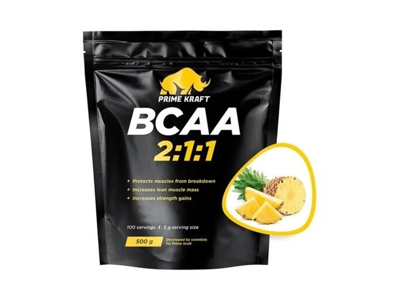 Аминокислоты PRIMEKRAFT BCAA 2:1:1 (БЦАА) Арбуз, 150 г / 30 порций