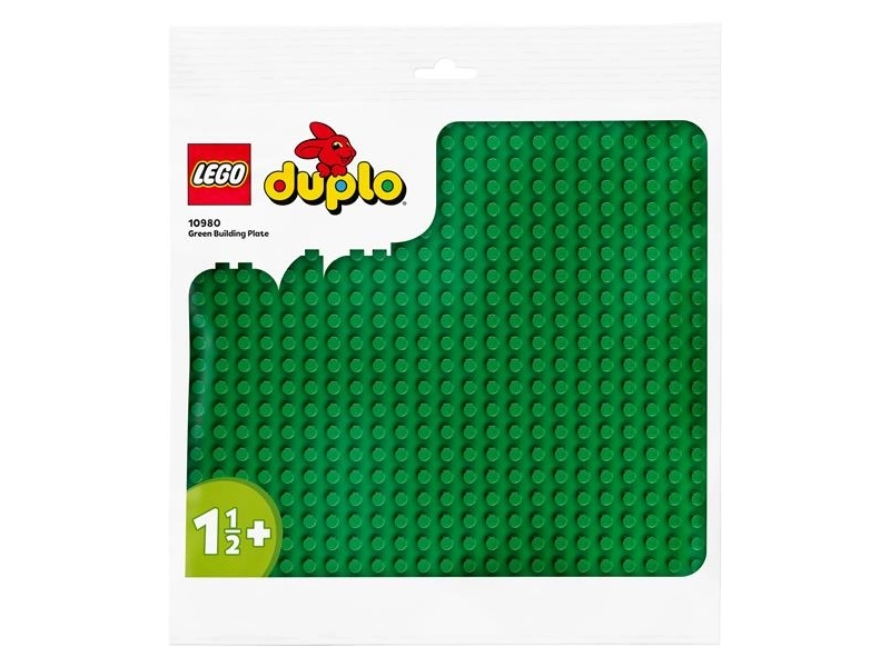 Детали LEGO Duplo 10980 Зеленая пластина для строительства, 1 дет.