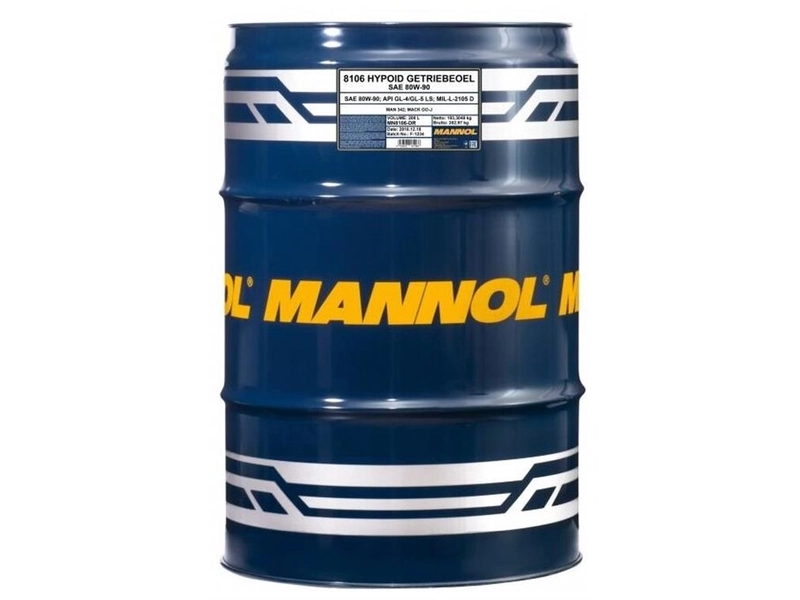 Масло трансмиссионное Mannol hypoid getriebeoel GL-4/GL-5 80W90 1л