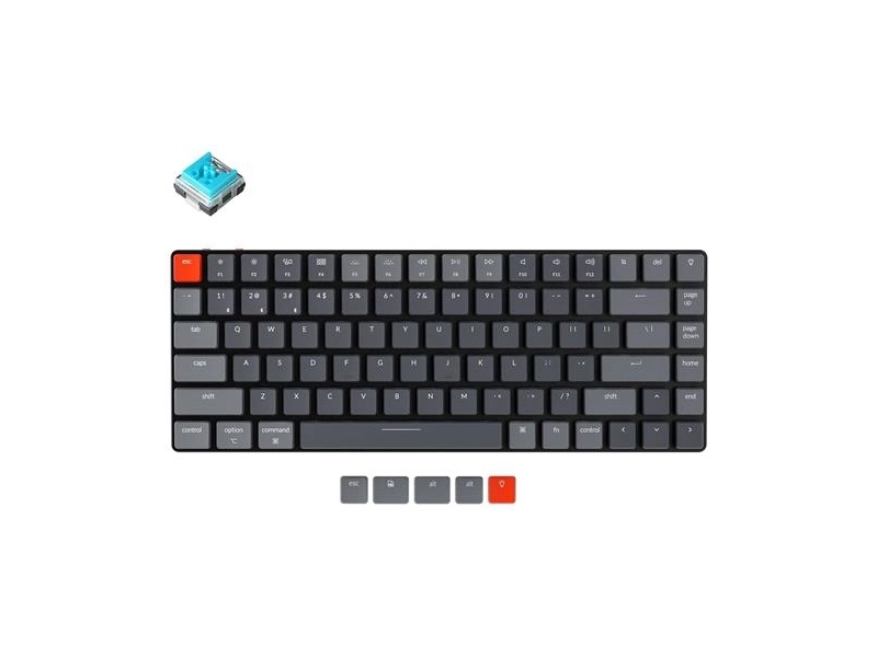 Клавиатура беспроводная Keychron K3, RGB подстветка, Blue Switch