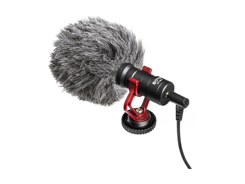 Микрофон Boya BY-MM1, кардиойдный, направленный, 3.5mm Черный