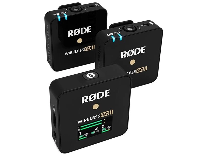 Радиосистема RODE Wireless GO II, разъем: USB Type-C, mini jack 3.5 mm, черный, 3 шт