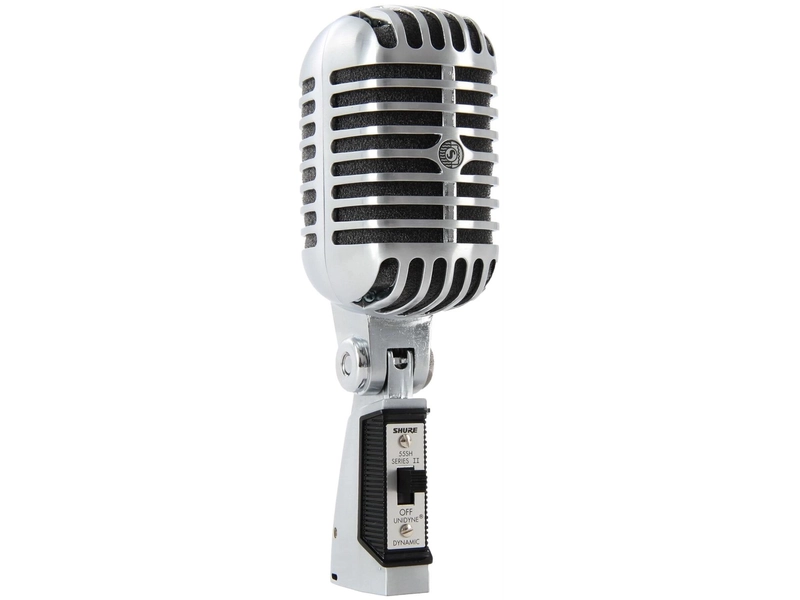 Микрофон проводной Shure 55SH II, разъем: XLR 3 pin (M), серебристый