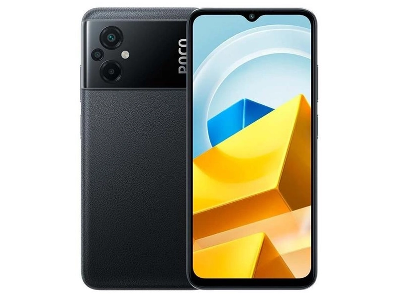 Смартфон Xiaomi POCO M5 4/64 ГБ Global, Dual nano SIM, черный