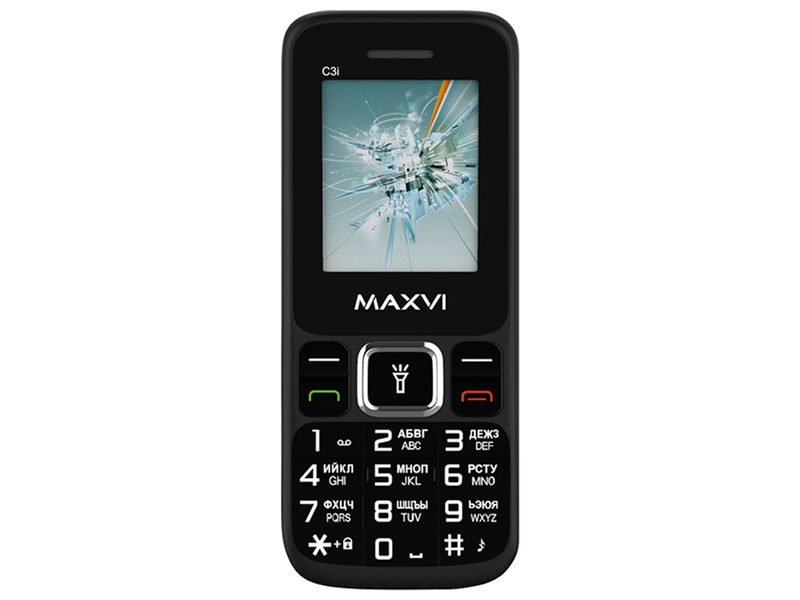 Телефон MAXVI C3i, 2 SIM, маренго