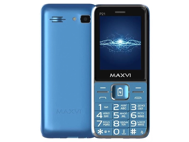 Телефон MAXVI P21, 2 SIM, marengo