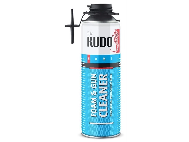 Очиститель монтажной пены KUDO Foam&Gun cleaner, 650 мл