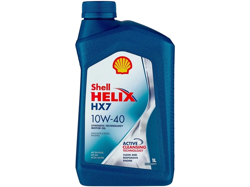 Синтетическое моторное масло SHELL Helix HX7 10W-40, 1 л, 1 шт.