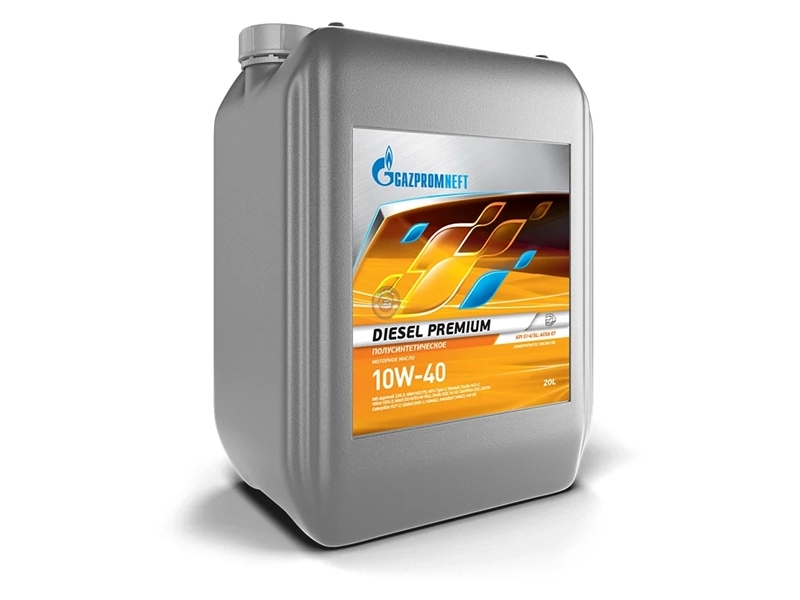 Полусинтетическое моторное масло Газпромнефть Diesel Premium 10W-40, 5 л