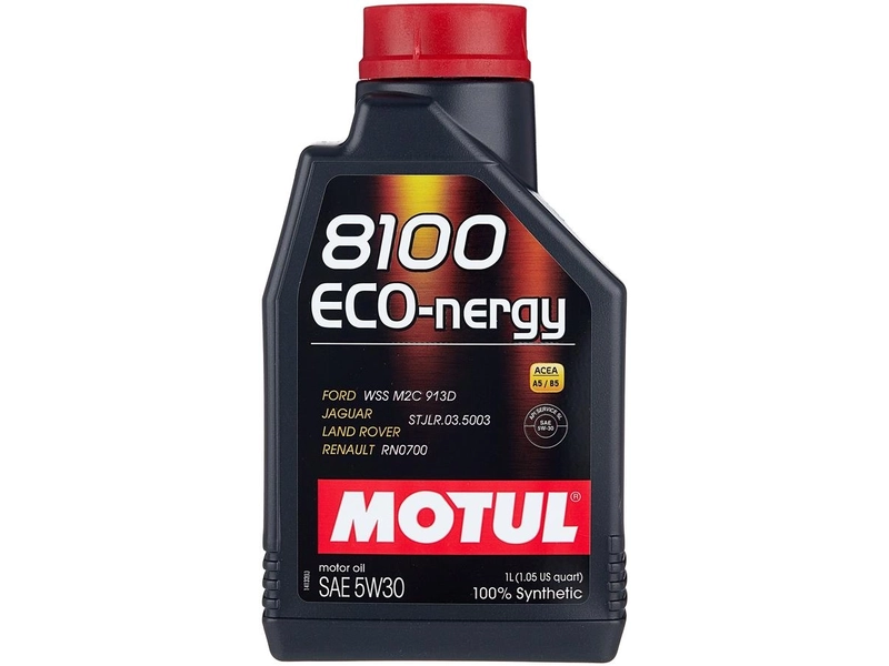 Синтетическое моторное масло Motul 8100 Eco-nergy 5W30, 1 л, 1 шт