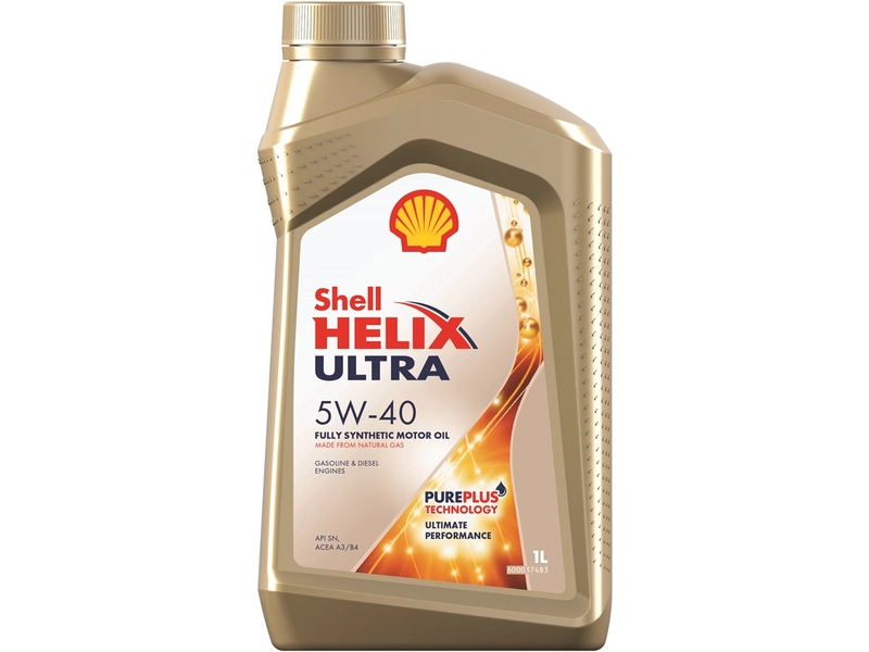Синтетическое моторное масло Shell Helix Ultra 5W-40 SN 1 л