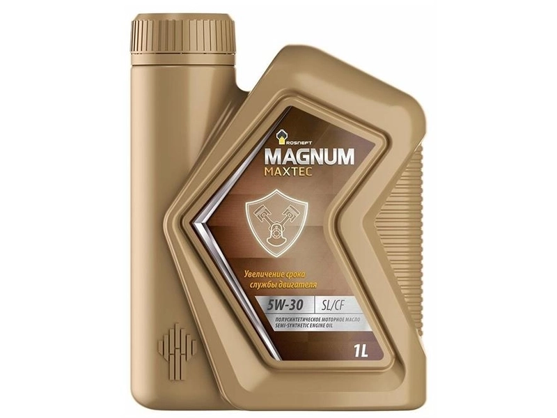 Полусинтетическое моторное масло Роснефть Magnum Maxtec 5W-30, 4 л