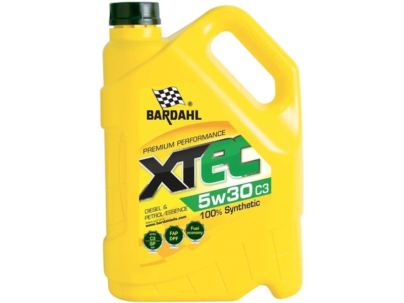 Bardahl XTEC C3 - синтетическое моторное масло 5W30, 5 литров
