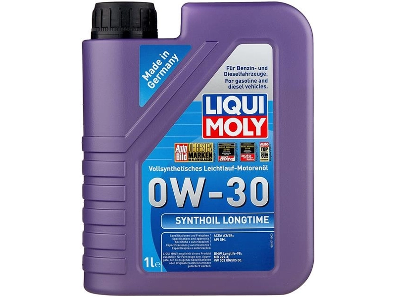 Синтетическое моторное масло LIQUI MOLY Synthoil Longtime 0W-30, 5 л