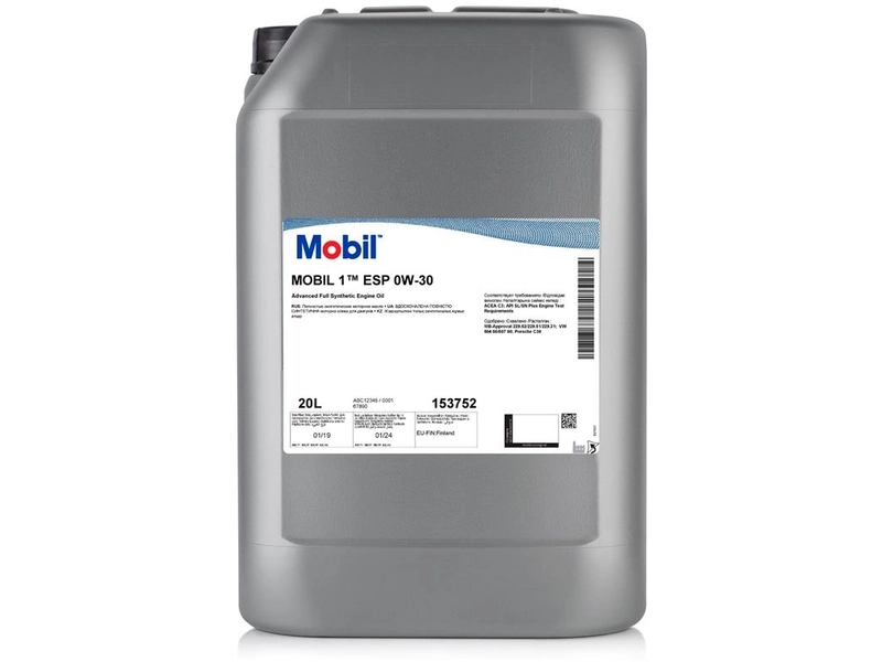 Моторное масло Mobil 1 ESP 0W-30 1л. (арт. 153753) MOB1-0W30ESP-1L
