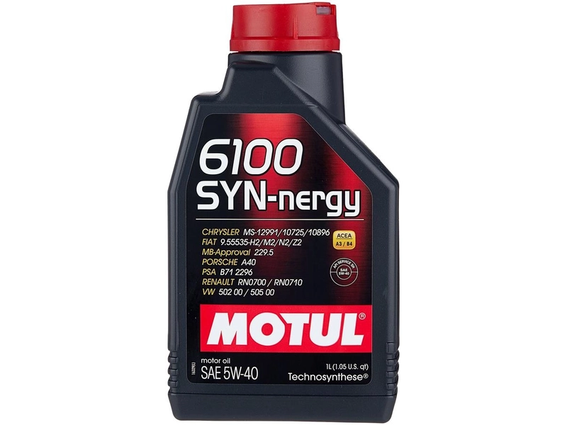 Масло моторное Motul 6100 SYN-NERGY 5W-40 (1л) MOTUL-6100SN-5W40-1L