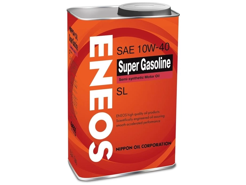 Масло моторное eneos super gasoline sl 10w-40 полусинтетическое 0,94 л oil1354 eneos oil1354