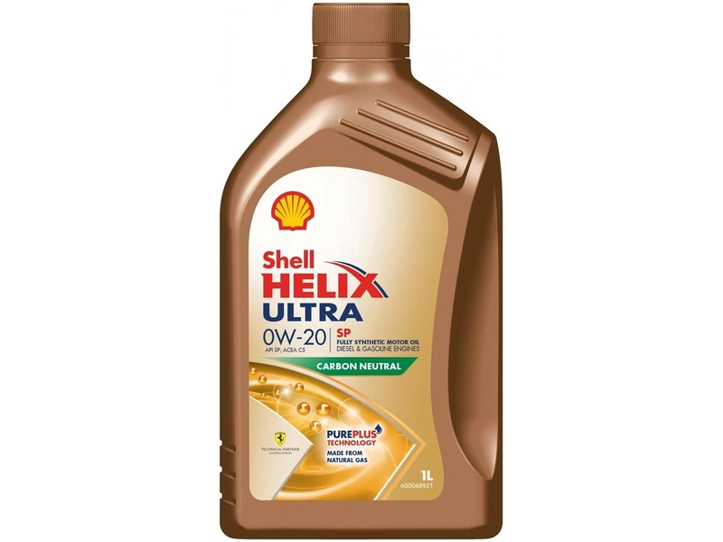 Синтетическое моторное масло SHELL Helix Ultra 0W-20 SP, 1 л, 1 шт