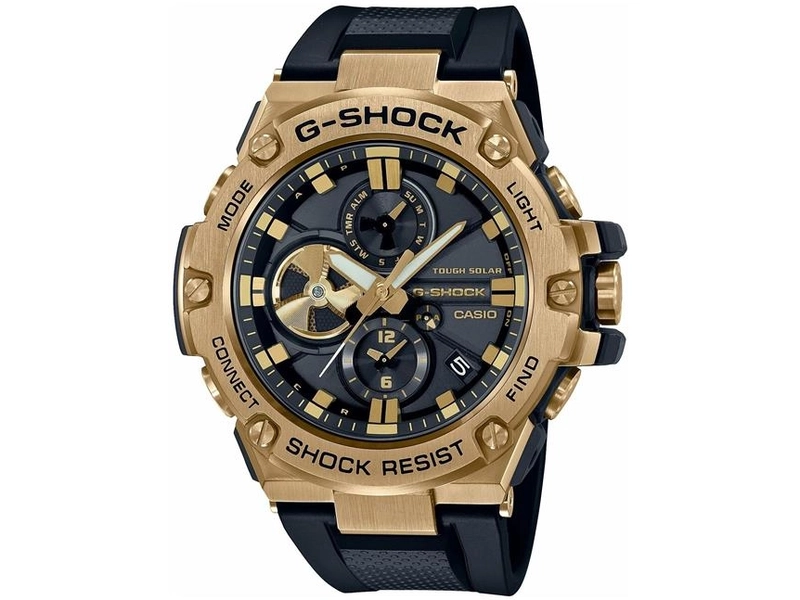 Наручные часы CASIO G-Shock Наручные часы Casio G-Shock GST-B100GB-1A9, золотой, черный