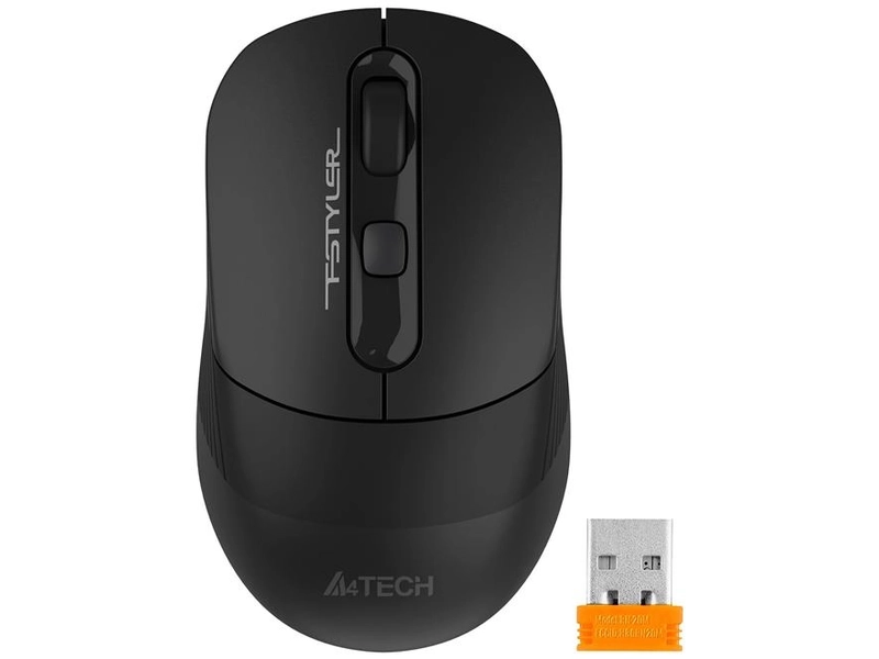 Мышь A4Tech Fstyler FB10C черный оптическая (2400dpi) беспроводная BT/Radio USB (4but)