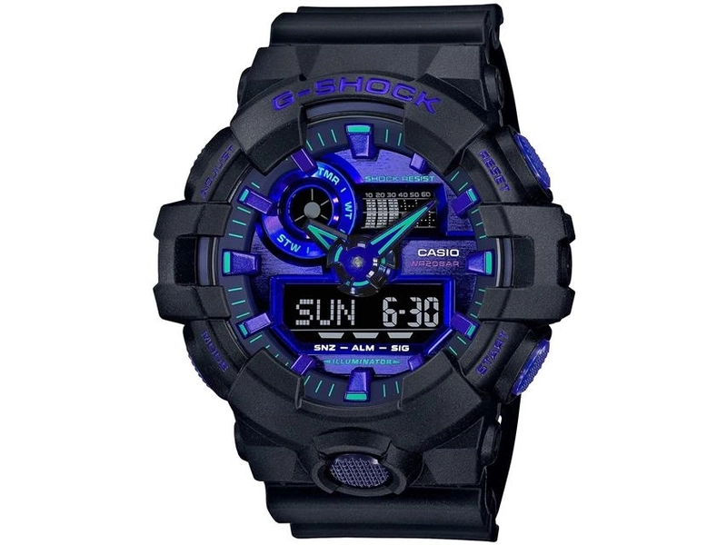 Японские наручные часы Casio G-SHOCK GA-700VB-1AER с хронографом