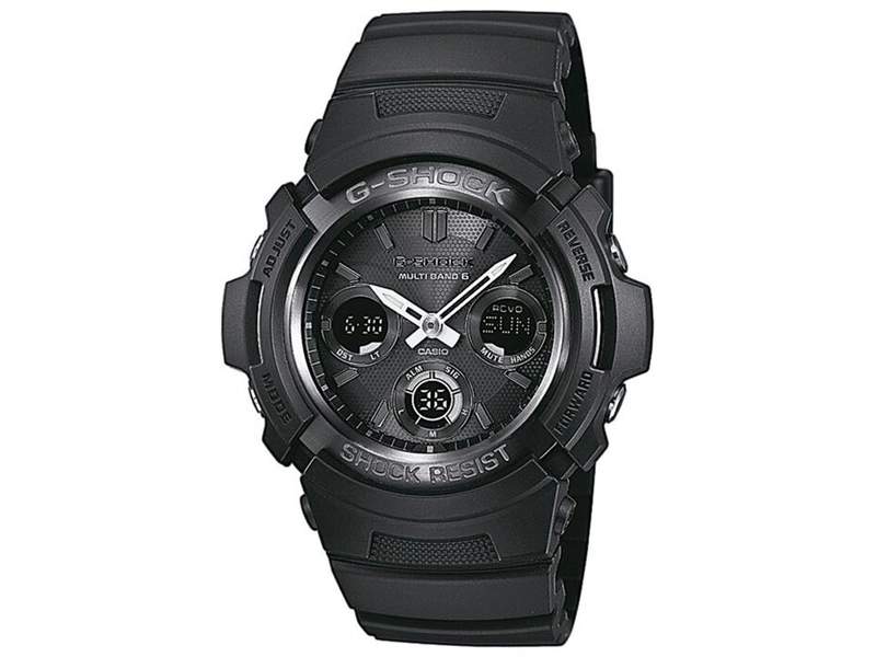 Японские наручные часы Casio G-SHOCK AWG-M100B-1A с хронографом